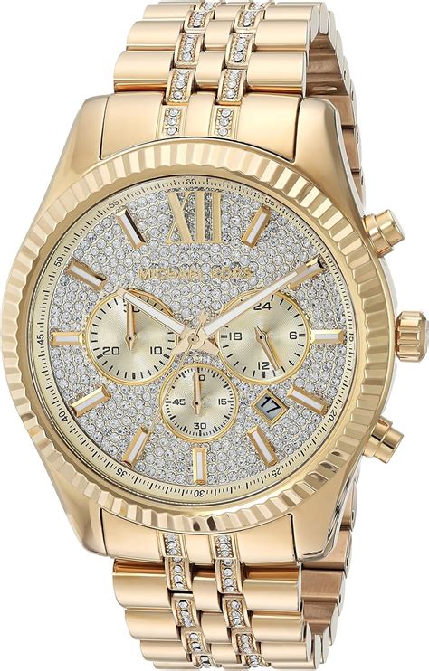 michael kors sports watch gold|Michael Kors diamond watch men's.